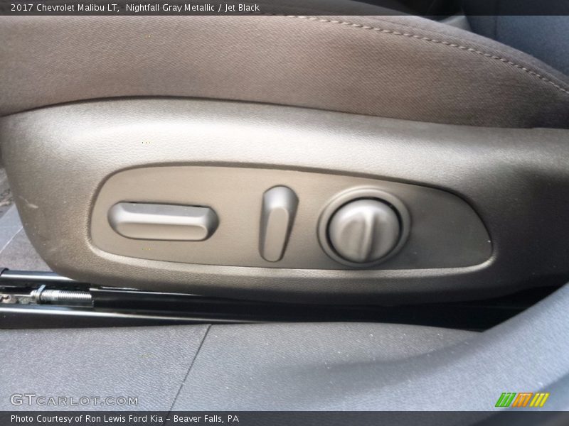 Nightfall Gray Metallic / Jet Black 2017 Chevrolet Malibu LT