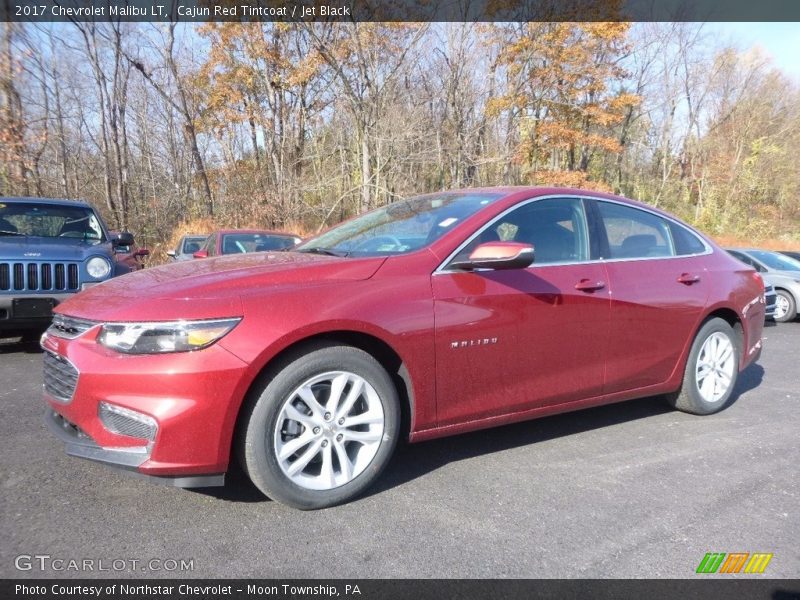 Cajun Red Tintcoat / Jet Black 2017 Chevrolet Malibu LT
