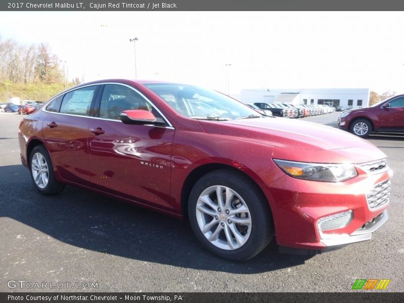 Cajun Red Tintcoat / Jet Black 2017 Chevrolet Malibu LT