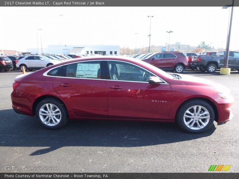 Cajun Red Tintcoat / Jet Black 2017 Chevrolet Malibu LT