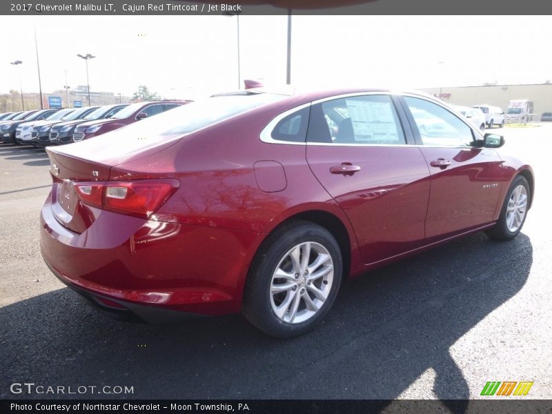 Cajun Red Tintcoat / Jet Black 2017 Chevrolet Malibu LT