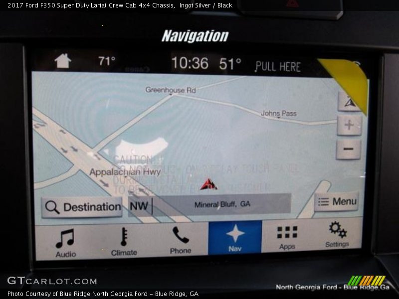 Ingot Silver / Black 2017 Ford F350 Super Duty Lariat Crew Cab 4x4 Chassis