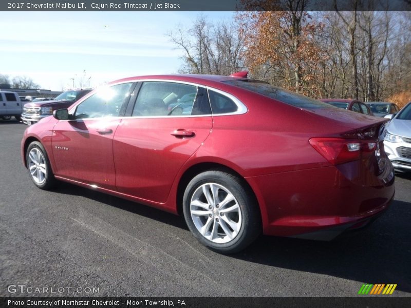 Cajun Red Tintcoat / Jet Black 2017 Chevrolet Malibu LT