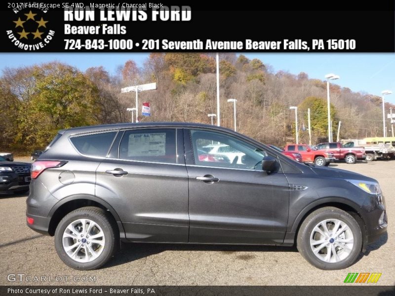 Magnetic / Charcoal Black 2017 Ford Escape SE 4WD