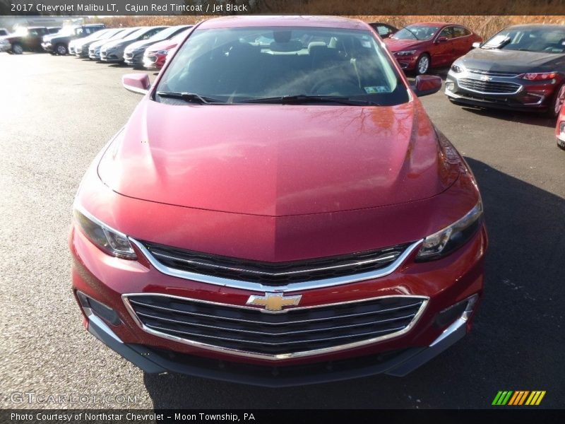 Cajun Red Tintcoat / Jet Black 2017 Chevrolet Malibu LT