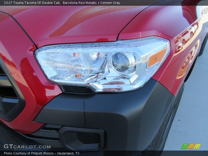 Barcelona Red Metallic / Cement Gray 2017 Toyota Tacoma SR Double Cab