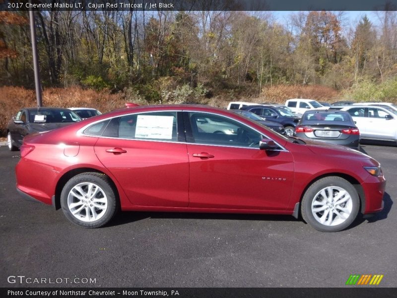 Cajun Red Tintcoat / Jet Black 2017 Chevrolet Malibu LT
