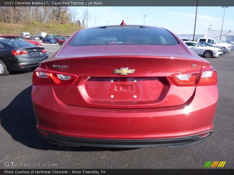 Cajun Red Tintcoat / Jet Black 2017 Chevrolet Malibu LT