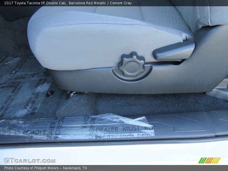 Front Seat of 2017 Tacoma SR Double Cab