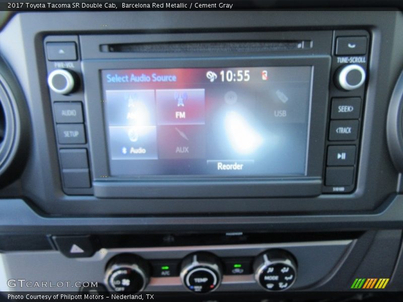 Navigation of 2017 Tacoma SR Double Cab