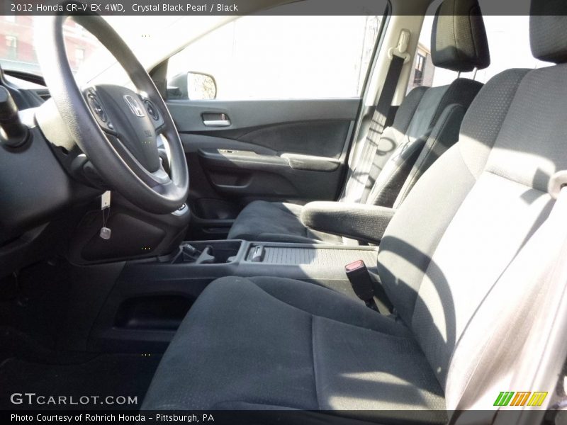 Crystal Black Pearl / Black 2012 Honda CR-V EX 4WD