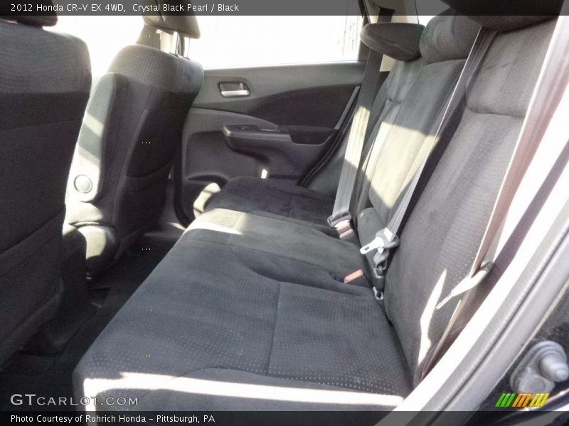 Crystal Black Pearl / Black 2012 Honda CR-V EX 4WD