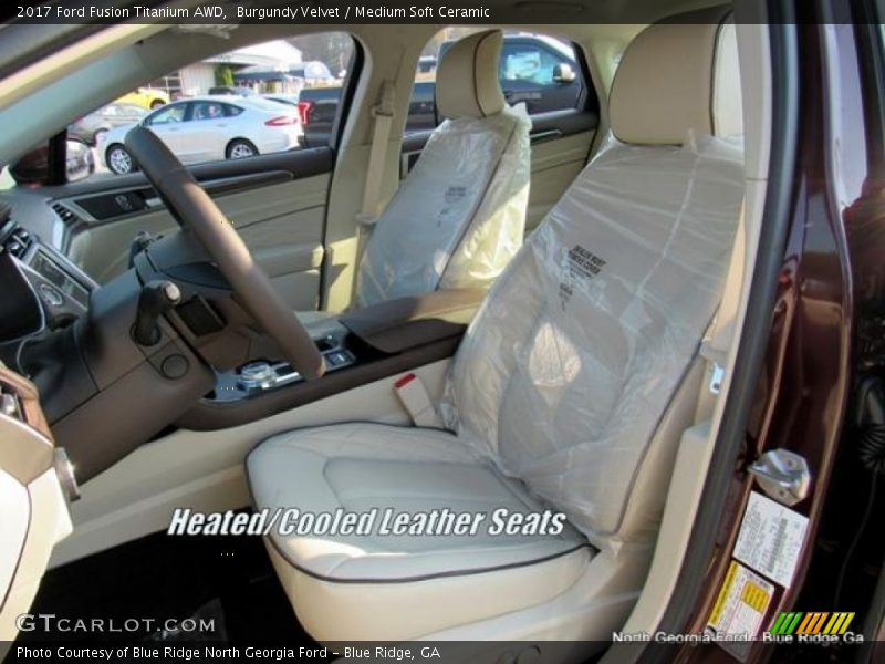 Burgundy Velvet / Medium Soft Ceramic 2017 Ford Fusion Titanium AWD