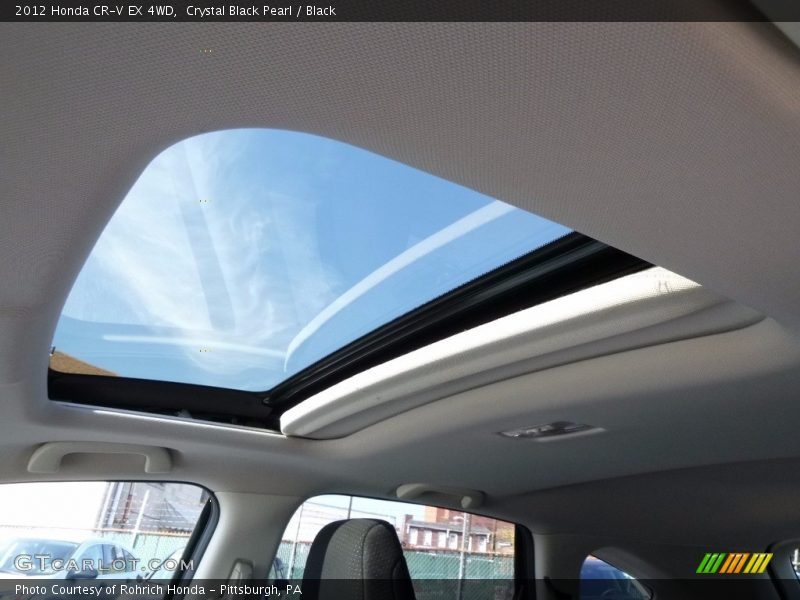 Crystal Black Pearl / Black 2012 Honda CR-V EX 4WD
