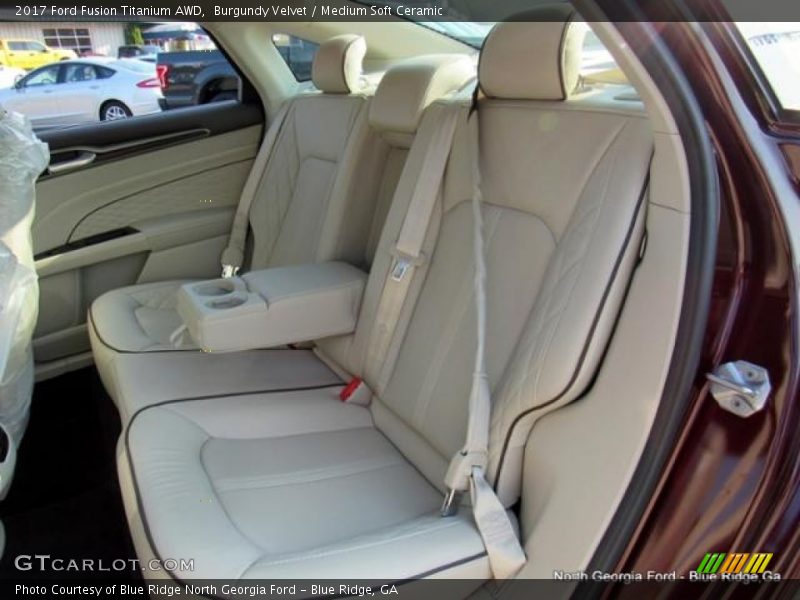 Burgundy Velvet / Medium Soft Ceramic 2017 Ford Fusion Titanium AWD