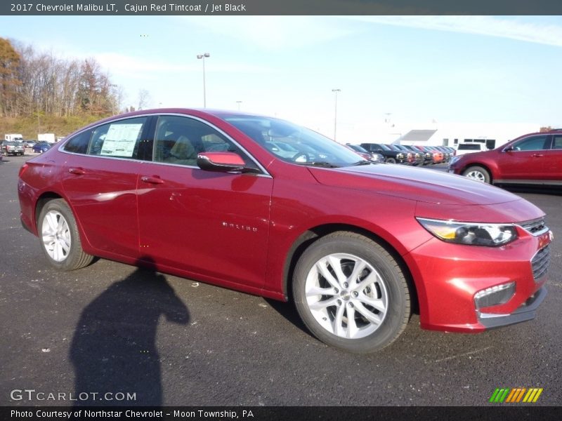Cajun Red Tintcoat / Jet Black 2017 Chevrolet Malibu LT