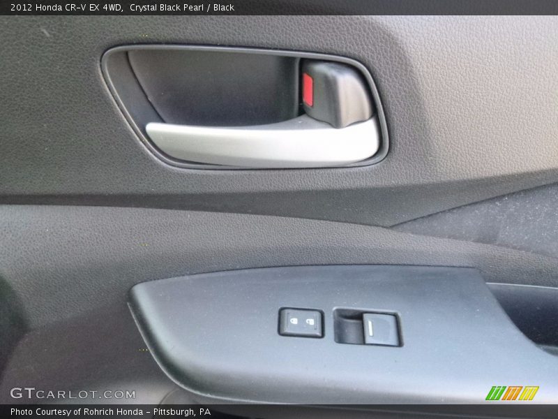 Crystal Black Pearl / Black 2012 Honda CR-V EX 4WD