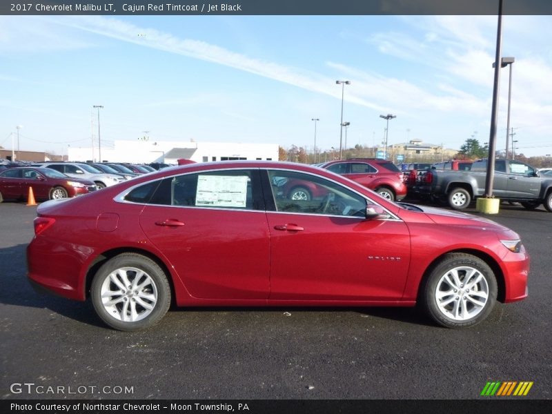 Cajun Red Tintcoat / Jet Black 2017 Chevrolet Malibu LT