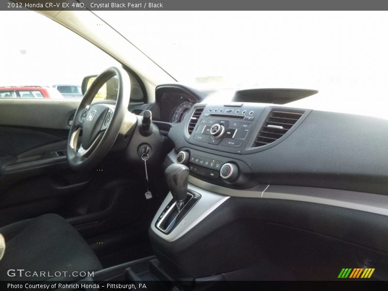 Crystal Black Pearl / Black 2012 Honda CR-V EX 4WD