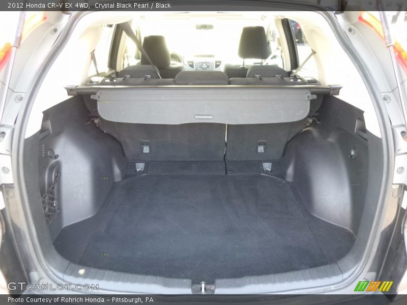 Crystal Black Pearl / Black 2012 Honda CR-V EX 4WD