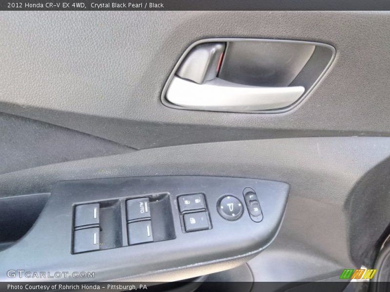 Crystal Black Pearl / Black 2012 Honda CR-V EX 4WD