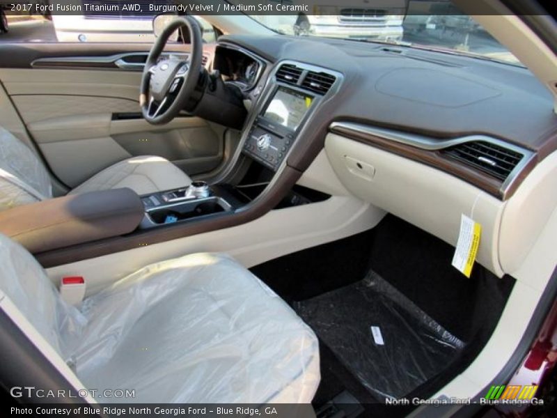 Burgundy Velvet / Medium Soft Ceramic 2017 Ford Fusion Titanium AWD