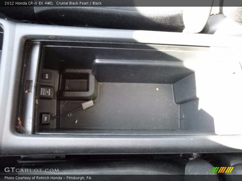 Crystal Black Pearl / Black 2012 Honda CR-V EX 4WD