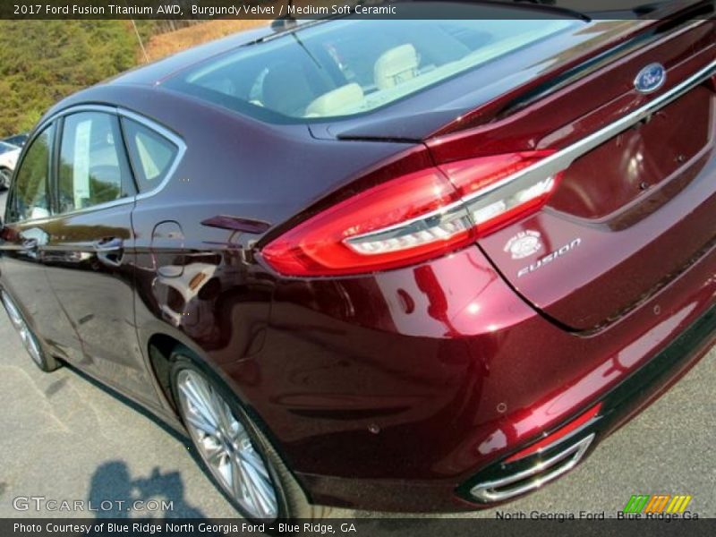 Burgundy Velvet / Medium Soft Ceramic 2017 Ford Fusion Titanium AWD