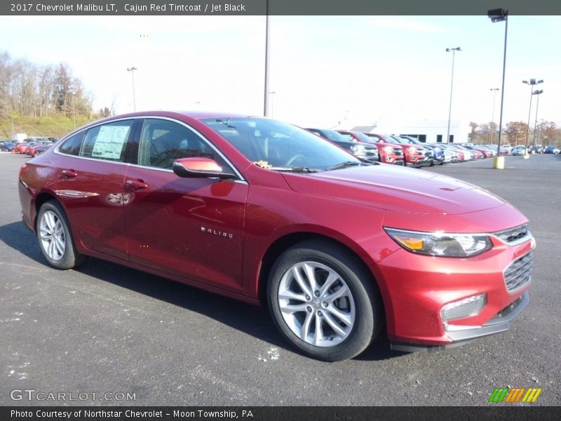 Cajun Red Tintcoat / Jet Black 2017 Chevrolet Malibu LT
