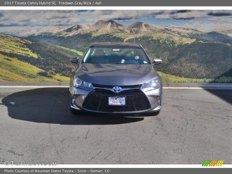 Predawn Gray Mica / Ash 2017 Toyota Camry Hybrid SE