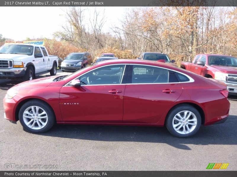 Cajun Red Tintcoat / Jet Black 2017 Chevrolet Malibu LT