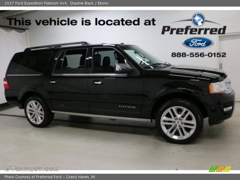 Shadow Black / Ebony 2017 Ford Expedition Platinum 4x4