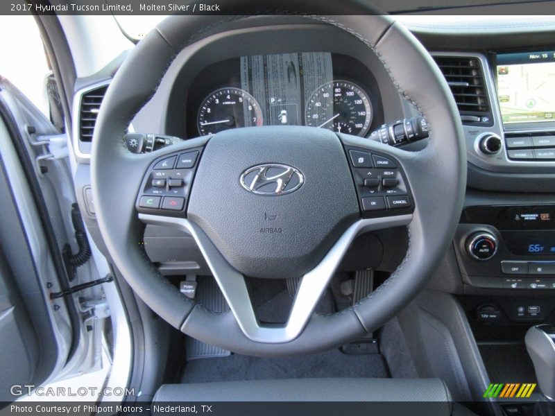  2017 Tucson Limited Steering Wheel