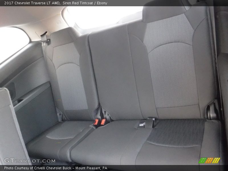 Siren Red Tintcoat / Ebony 2017 Chevrolet Traverse LT AWD
