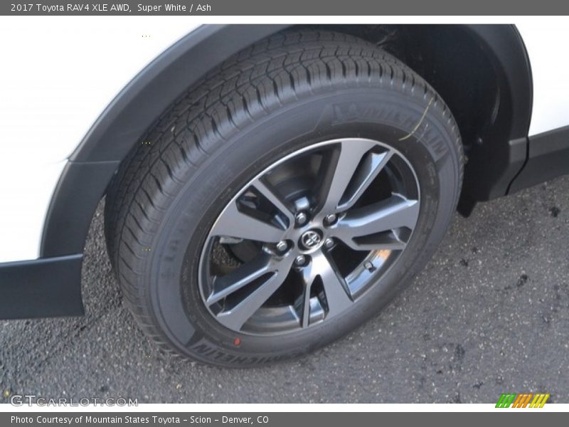 Super White / Ash 2017 Toyota RAV4 XLE AWD