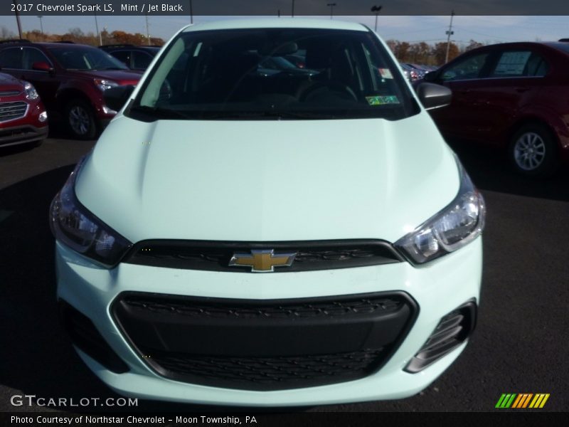 Mint / Jet Black 2017 Chevrolet Spark LS
