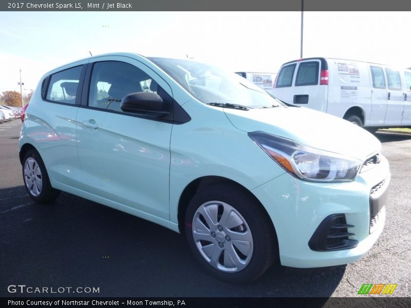 Mint / Jet Black 2017 Chevrolet Spark LS