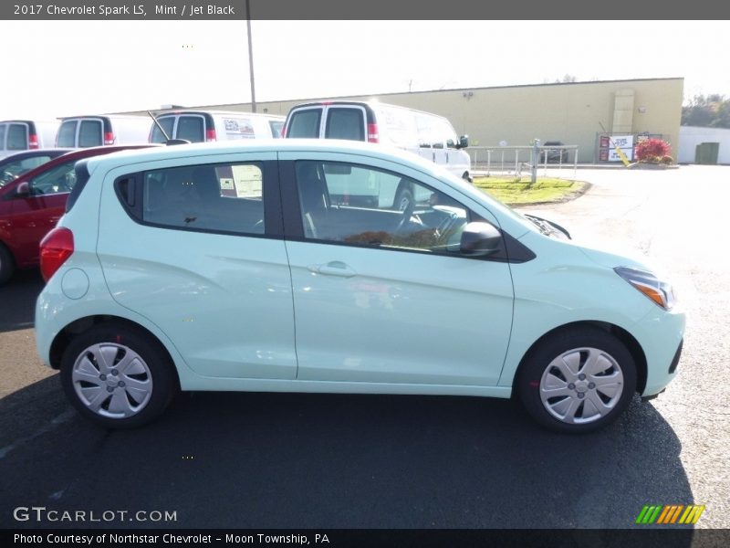 Mint / Jet Black 2017 Chevrolet Spark LS