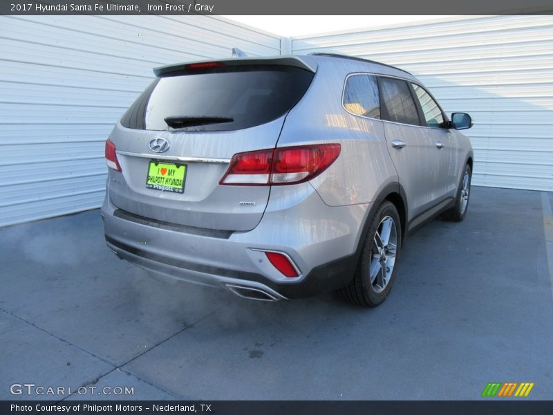 Iron Frost / Gray 2017 Hyundai Santa Fe Ultimate