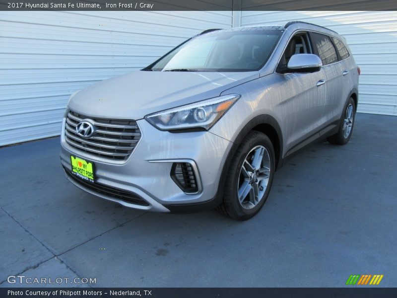 Iron Frost / Gray 2017 Hyundai Santa Fe Ultimate