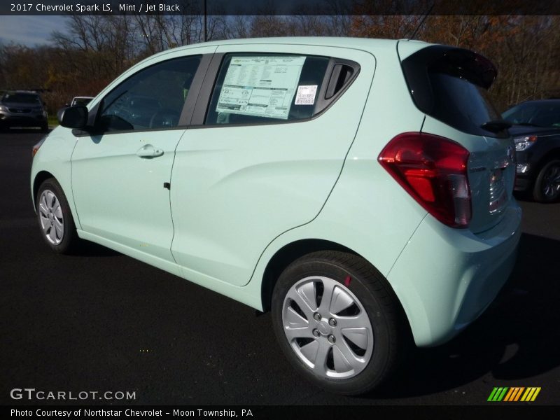 Mint / Jet Black 2017 Chevrolet Spark LS