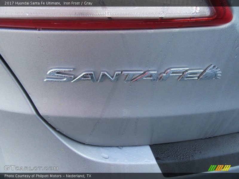 Iron Frost / Gray 2017 Hyundai Santa Fe Ultimate