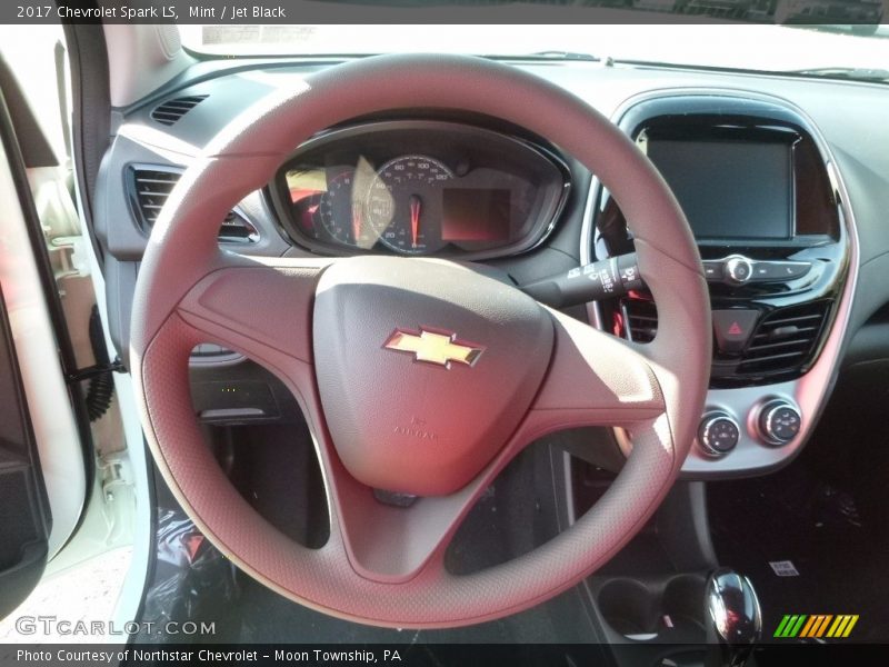 Mint / Jet Black 2017 Chevrolet Spark LS