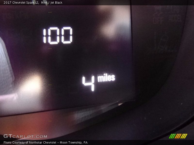 Mint / Jet Black 2017 Chevrolet Spark LS