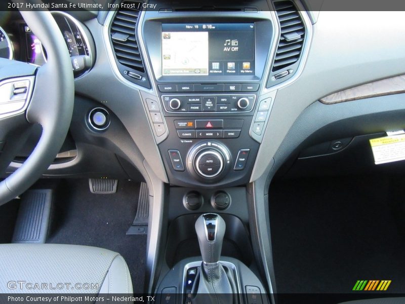 Iron Frost / Gray 2017 Hyundai Santa Fe Ultimate