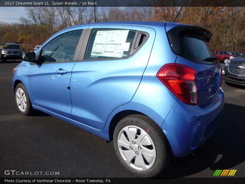 Splash Metallic / Jet Black 2017 Chevrolet Spark LS