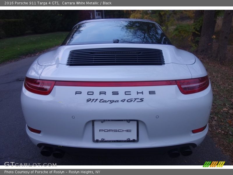 Carrara White Metallic / Black 2016 Porsche 911 Targa 4 GTS