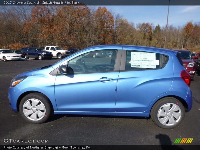 Splash Metallic / Jet Black 2017 Chevrolet Spark LS