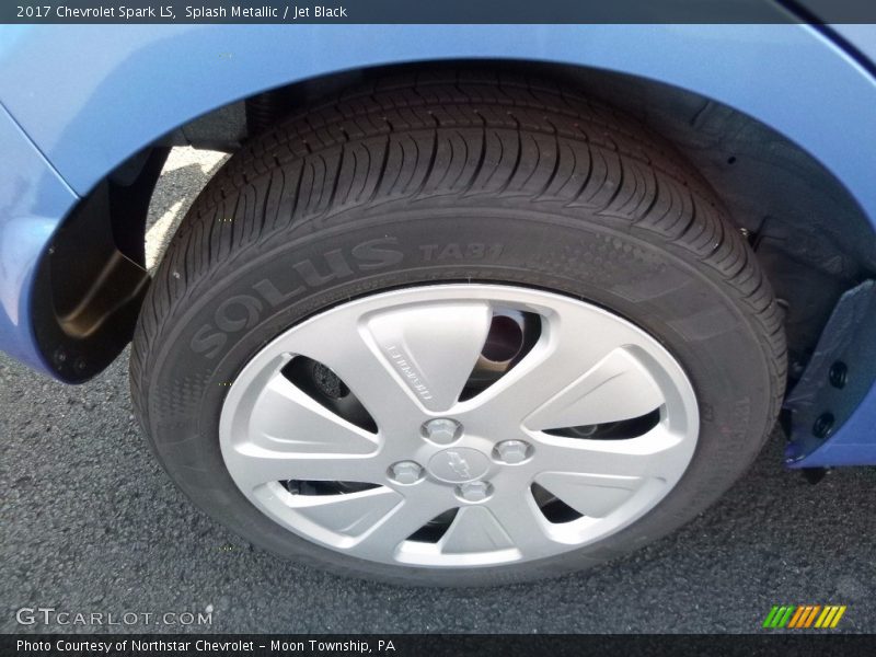 Splash Metallic / Jet Black 2017 Chevrolet Spark LS