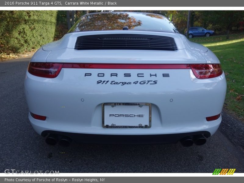 Carrara White Metallic / Black 2016 Porsche 911 Targa 4 GTS